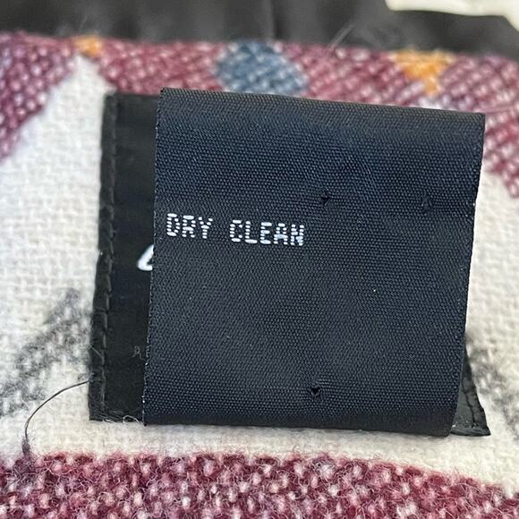 ME JANE Southwestern Sherpa lined wool blend vest size small tribal boho - Picture 5 of 5